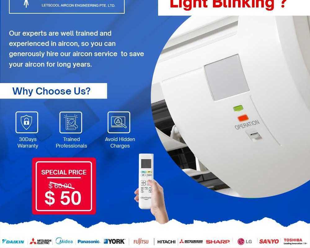 aircon-light-blinking-in-singapore