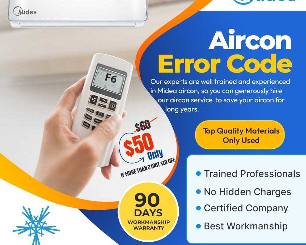 midea-aircon-error-code-singapore