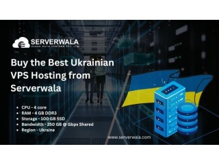 Buy the Best Ukrainian VPS Hosting from Serverwala