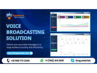 Voice broadcasting solutions...