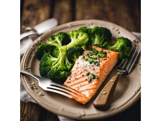 Nutritious Dinner Recipe: Salmon And Broccoli
