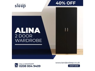 Get Alina 2 Door Wardrobe Upto 40% OFF