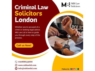 Expert Criminal Law Solicitors London-MB Law Ltd