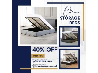 Ottoman Storage Beds on Sale 50% Off