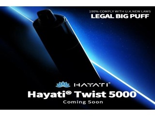 Hayati Twist 5000 | Disposable Pod Kit | All Flavours