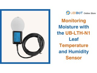 Monitoring Moisture with the UB-LTH-N1 Leaf Temperature and Humidity Sensor