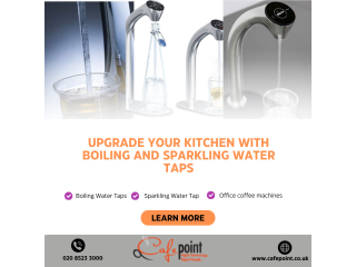 Upgrade Your Kitchen With Boiling And Sparkling Water Taps, Available Now At Cafe Point