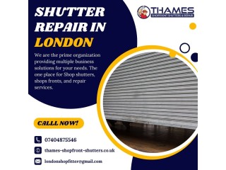 Shutter repair in London by Thames Shopfront Shutters and Repair