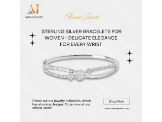 Aviva Jewels: Sterling Silver Bracelets for Women - Delicate Elegance for Every Wrist