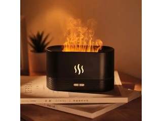 Aroma Humidifier 7 Colors Artificial Flames Silent Essential Oil Diffuser for Relaxing Home & Office