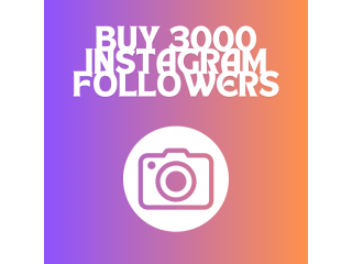Buy 3000 Instagram followers- Real