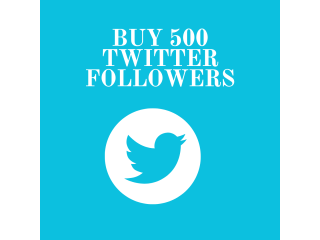 Buy 500 Twitter followers- Active
