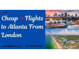 Cheap Flights to Atlanta | +44-800-054-8309 | Book Now!