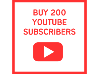 Buy 200 YouTube subscribers to grow your channel
