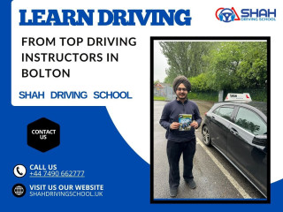 Learn Driving from Top Driving Instructors in Bolton | Shah Driving School