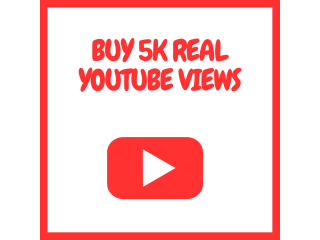 Buy 5k real YouTube views for your videos