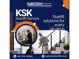 Smooth Chair Lift Installation from KSK Stairlifts in UK