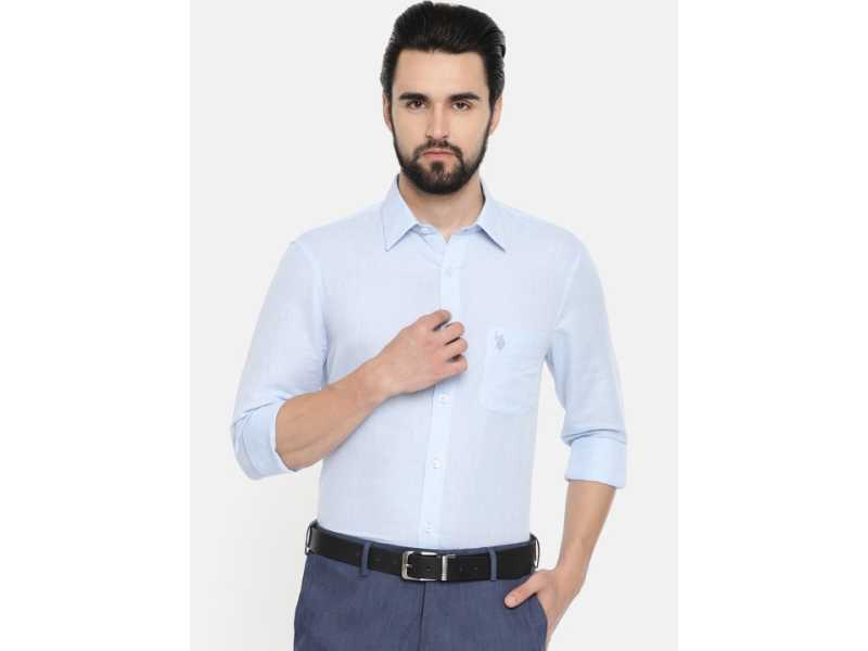 us-polo-assn-men-blue-tailored-fit-solid-formal-shirt-small-0