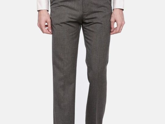 arrow-men-brown-smart-regular-fit-solid-formal-trousers