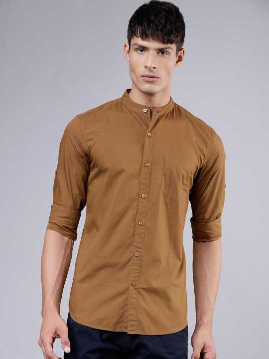 highlander-men-khaki-brown-slim-fit-solid-casual-shirt-big-0