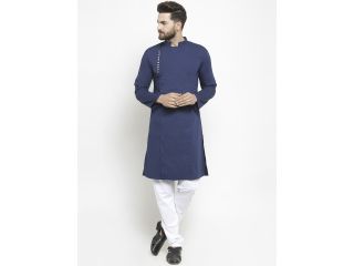 purple-state-men-navy-blue-solid-straight-kurta-small-0