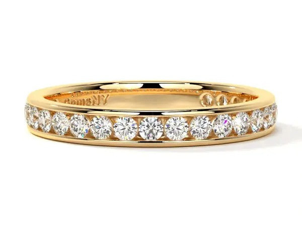 chic-three-fourth-eternity-wedding-ring-for-women-in-18k-yellow-gold-big-0