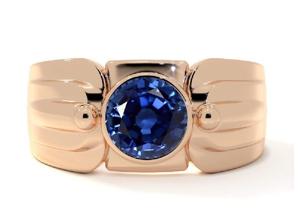 exclusive-mens-wedding-bands-mens-bezel-set-sapphire-ring-for-elegant-style-big-0
