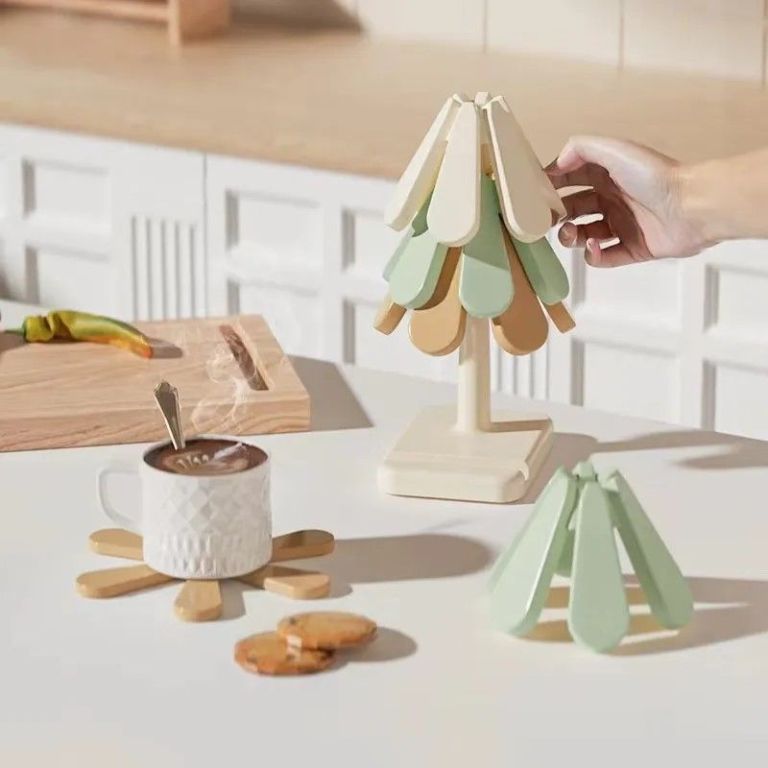 4pcs-silicone-tree-shape-heat-resistant-trivet-set-big-0