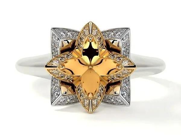 sapphire-engagement-rings-setting-with-lotus-shape