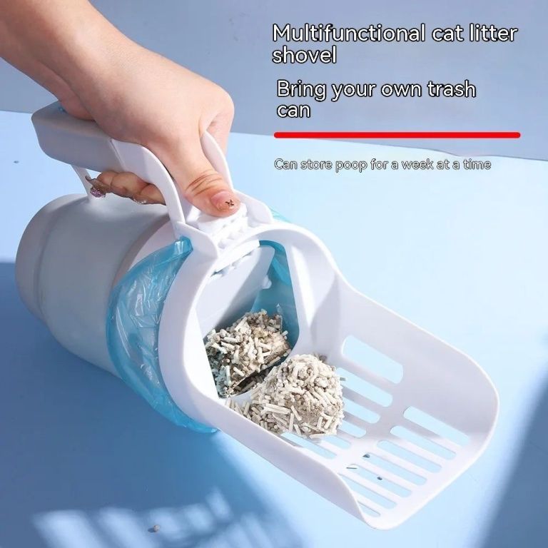 wide-cat-litter-scoop-with-waste-bags-big-0
