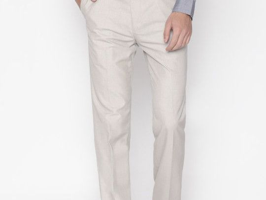 arrow-men-beige-smart-regular-fit-solid-formal-trousers