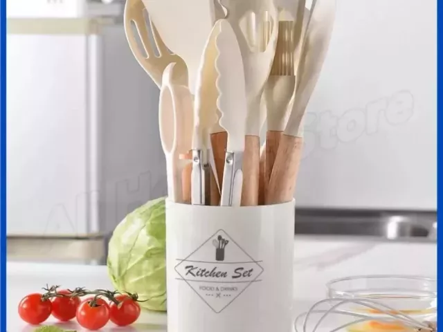 kitchen-kit-12-pieces-silicone-food-grade-utensils-cooking-sets