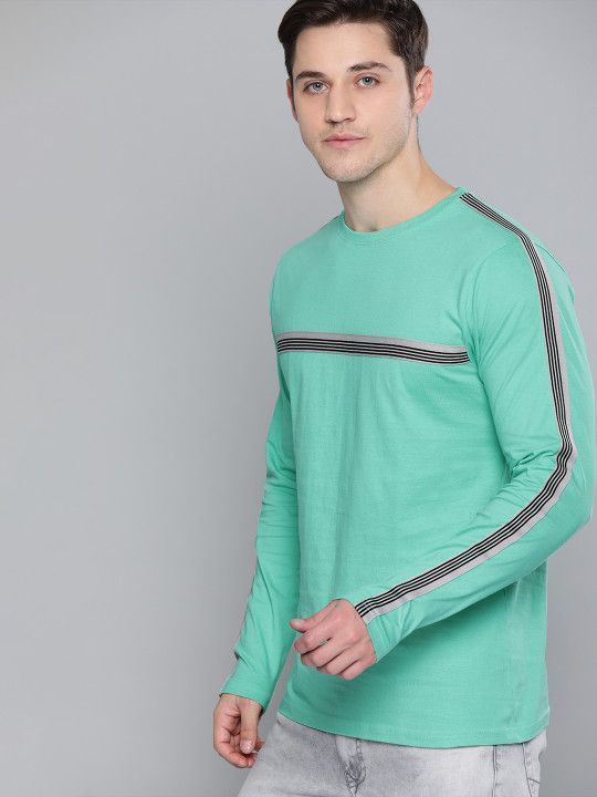 difference-of-opinion-men-sea-green-striped-round-neck-t-shirt-big-0