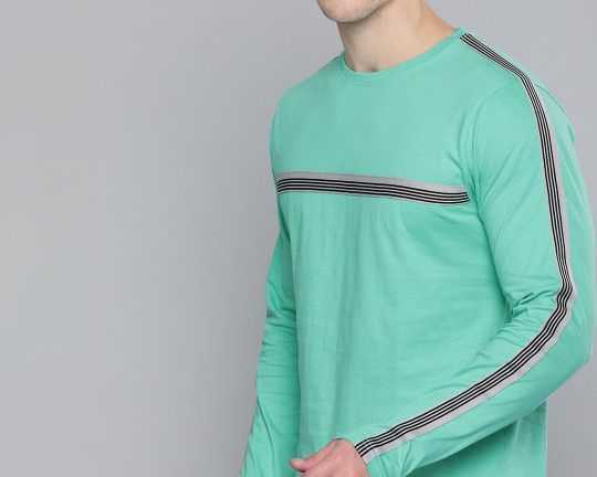 difference-of-opinion-men-sea-green-striped-round-neck-t-shirt