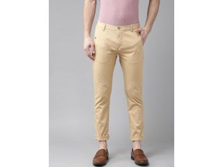 blackberrys-men-beige-slim-fit-self-design-regular-trousers-small-0