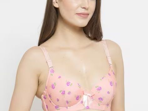 floral-print-t-shirt-bra