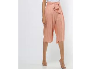pleat-front-culottes-with-waist-tie-up-small-0