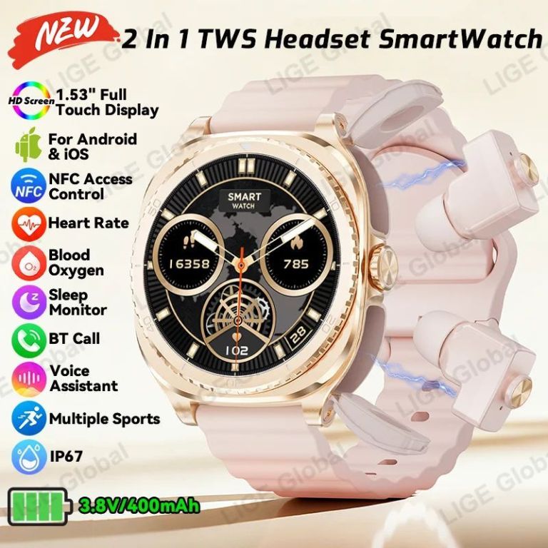 lige-2-in-1-tws-headset-smart-watch-big-0