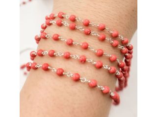 premium-coral-wire-chain-necklace-with-sterling-silver-finish-small-0