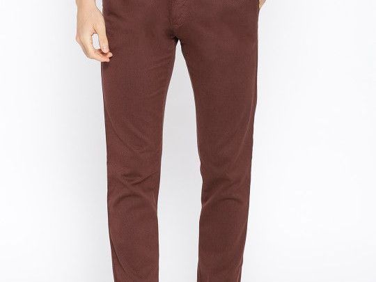 blackberrys-men-rust-red-roger-slim-fit-self-design