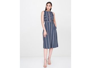 and-women-blue-white-striped-a-line-dress-small-0