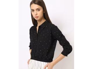text-print-shirt-with-elasticated-hemline-small-0
