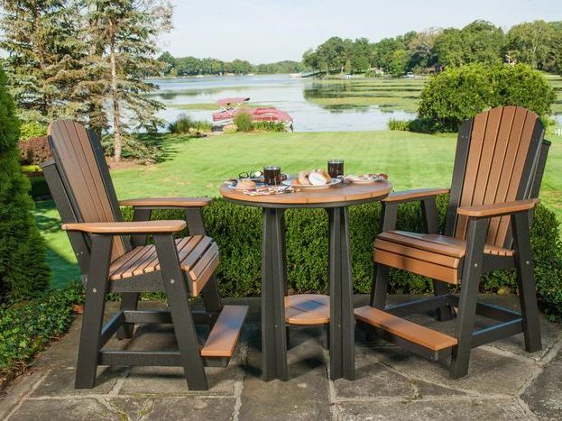 luxcraft-counter-height-recycled-plastic-adirondack-chair