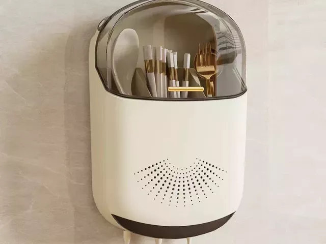 kitchen-cutlery-storage-box-wall-mount-tableware-storage-holder