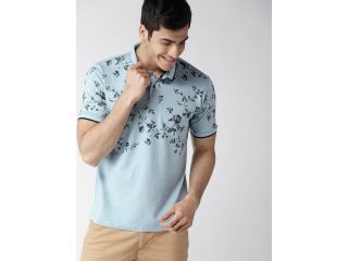 mast-harbour-men-blue-printed-polo-collar-t-shirt-small-0