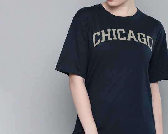 di-llinger-women-navy-blue-printed-round-neck-longline-t-shirt