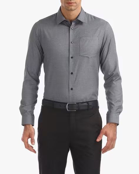 textured-slim-fit-shirt-with-patch-pocket-big-0