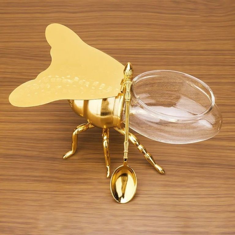 bee-shaped-honey-jar-with-spoon-cute-condiment-container-big-1
