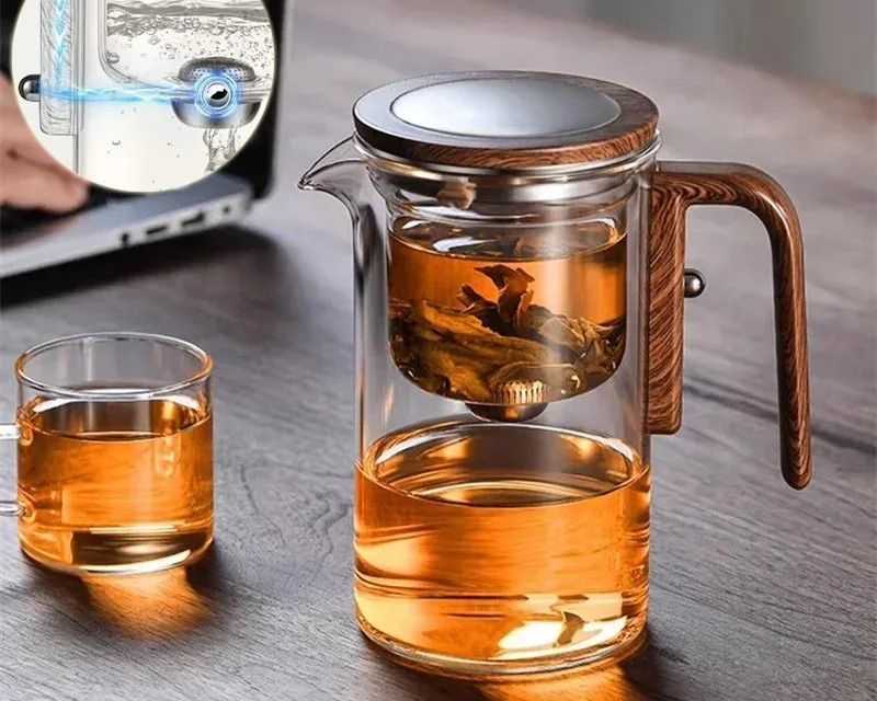 one-click-magnetic-glass-teapot-smart-tea-separation-pot