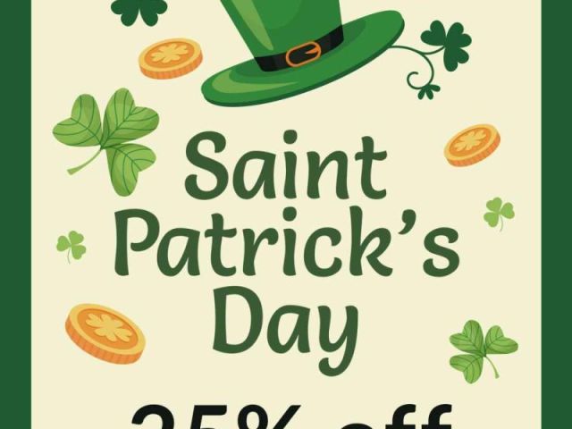 st-patricks-day-sale-25-off-sitewide-limited-time-deal